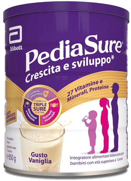 PEDIASURE CRESCITA&SVILUPPO VANIGLIA 850 G - Farmapre
