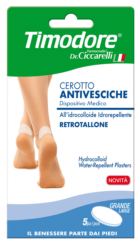 TIMODORE CEROTTO ANTIVESCICHE RETROTALLONE 5 PEZZI - Farmapre