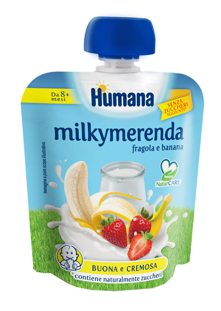 MILKYMERENDA FRAGOLA BANANA 100 G - Farmapre