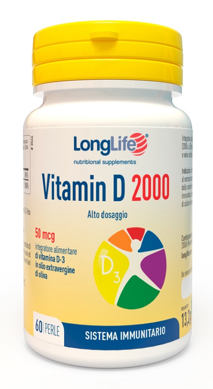 LONGLIFE VITAMIN D 2000 UI 60 PERLE - Farmapre