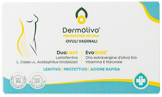 DERMOLIVO OVULI VAGINALI 10 PEZZI - Farmapre