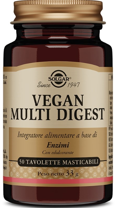 VEGAN MULTI DIGEST 50 TAVOLETTE MASTICABILI - Farmapre