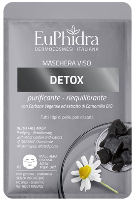 EUPHIDRA MASCHERA VISO DETOX 1 PEZZO - Farmapre