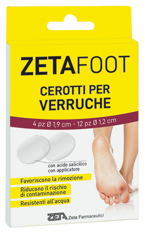 ZETAFOOT CEROTTO VERRUCHE ASSORTITO 16 PEZZI - Farmapre