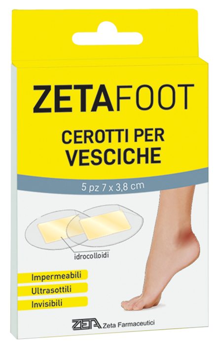 ZETAFOOT CEROTTO IDROCOLLOIDALE VESCICHE 5 PEZZI - Farmapre