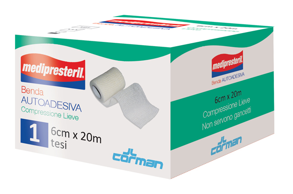 MEDIPRESTERIL BENDA AUTOADESIVA 6X2000 CM 1 PEZZO - Farmapre