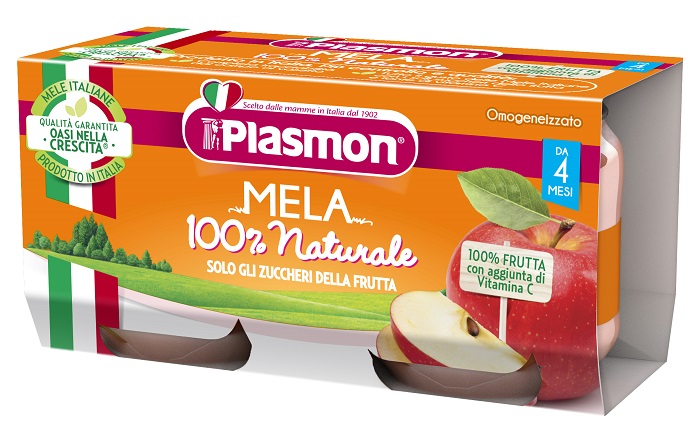 PLASMON OMOGENEIZZATO MELA 2 X 80 G - Farmapre