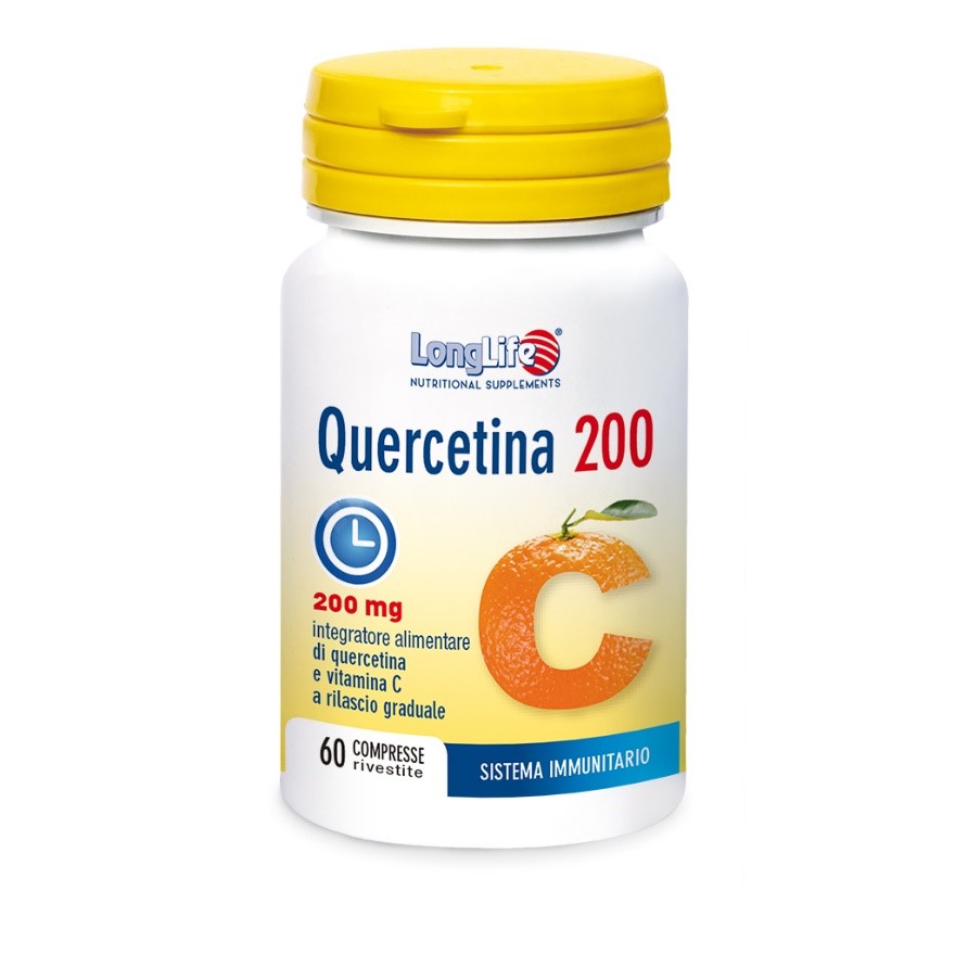 LONGLIFE QUERCETINA 200 60 COMPRESSE RIVESTITE - Farmapre