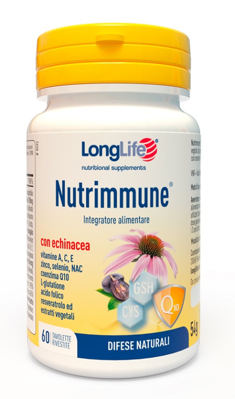LONGLIFE NUTRIMMUNE 60 TAVOLETTE RIVESTITE - Farmapre