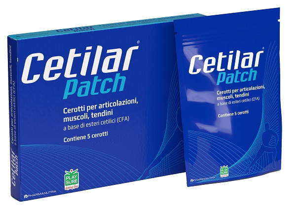 CEROTTO MONOUSO CETILAR PATCH PER ARTICOLAZIONI MUSCOLI E TENDINI 5 PEZZI - Farmapre