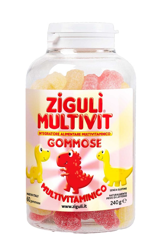 ZIGULI MULTIVIT FRAGOLA E BANANA 60 GOMMOSE - Farmapre