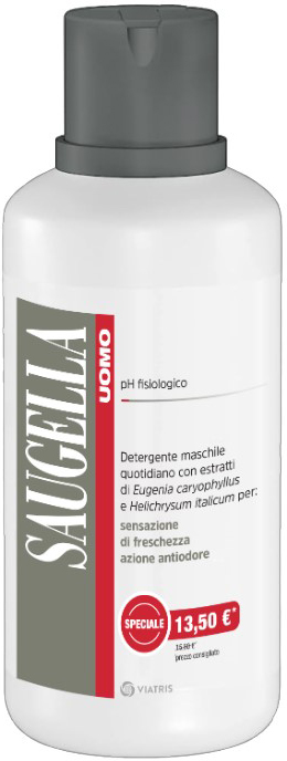 SAUGELLA UOMO DETERGENTE 500 ML TAGLIO PREZZO - Farmapre