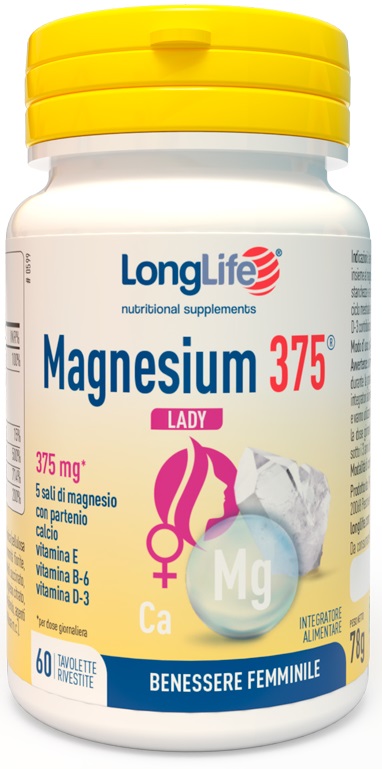 LONGLIFE MAGNESIUM 375 LADY 60 TAVOLETTE - Farmapre