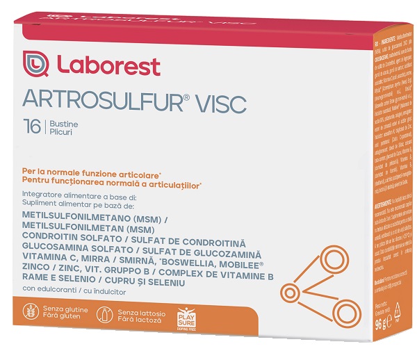 ARTROSULFUR VISC 16 BUSTINE DA 6 G - Farmapre