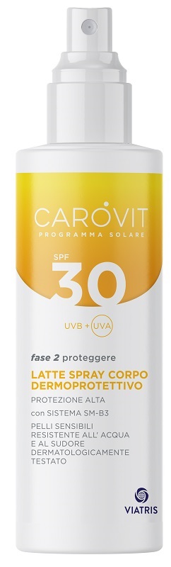 CAROVIT PROGRAMMA SOLARE LATTE CORPO SPF30 200 ML - Farmapre