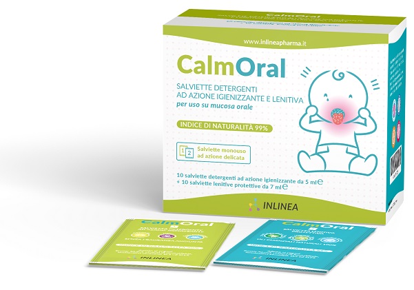 CALMORAL 10 SALVIETTE DETERGENTI + 10 SALVIETTE LENITIVE PROTETTIVE - Farmapre