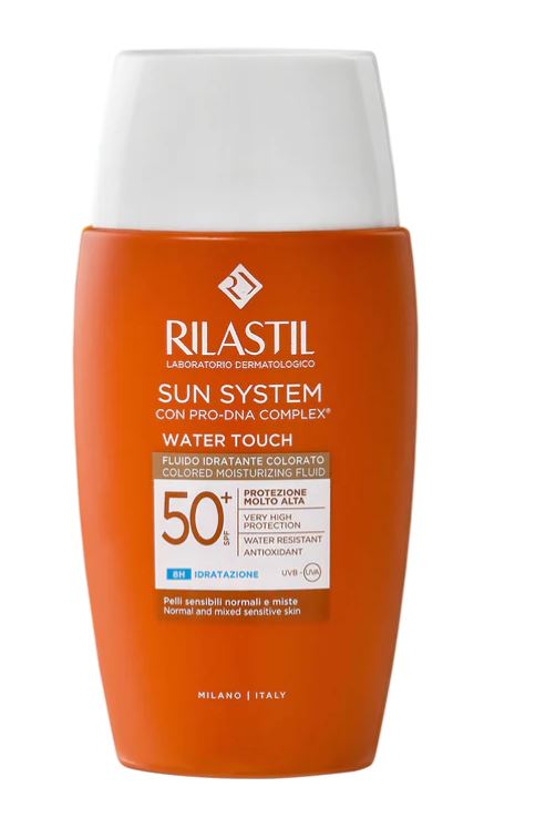 RILASTIL SUN SYSTEM WATER TOUCH COLOR FLUIDO SPF50+ 50 ML - Farmapre