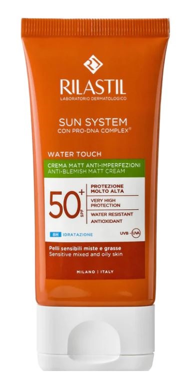 RILASTIL SUN SYSTEM WATER TOUCH MAT CREMA SPF50+ 50 ML - Farmapre
