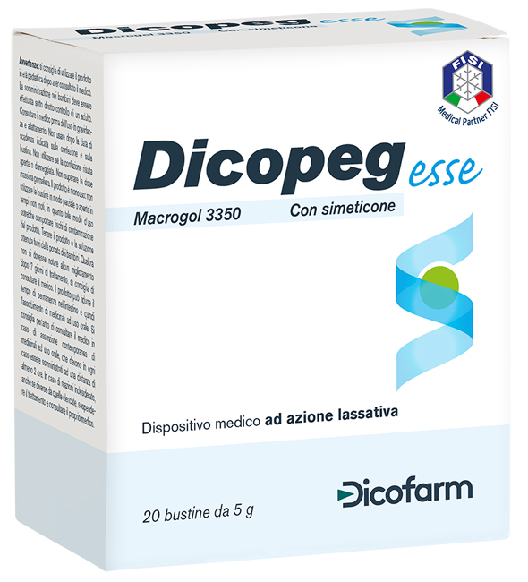 DICOPEG ESSE 20 BUSTE 5 G MACROGOL 3350 - Farmapre