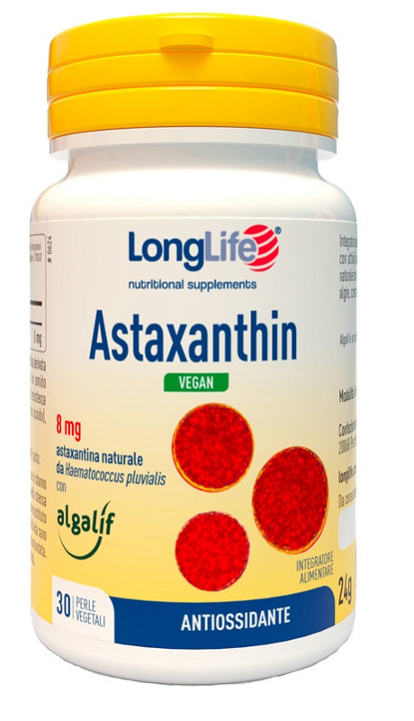 LONGLIFE ASTAXANTHIN VEGAN 30 PERLE - Farmapre