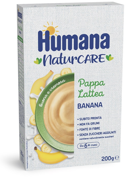 HUMANA PAPPA LATTEA BANANA 200 G - Farmapre