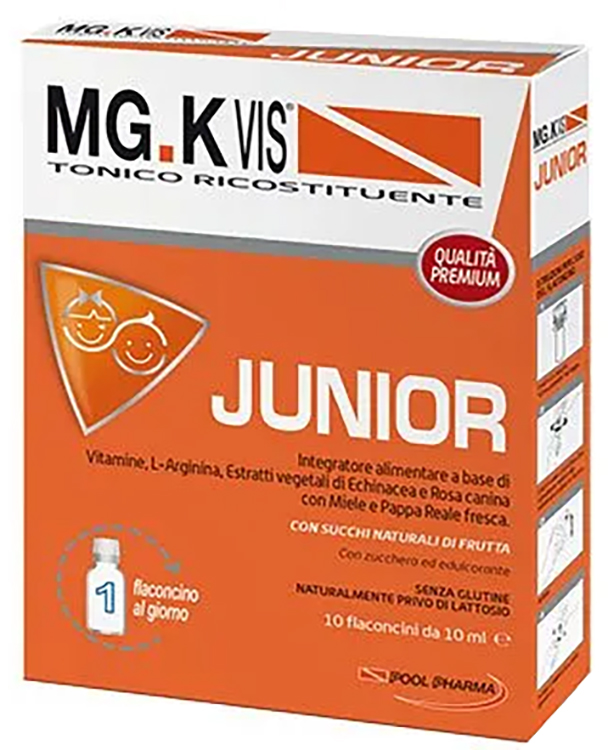 MGK VIS TONICO RICOSTITUENTE JUNIOR 10 FLACONCINI DA 10 ML - Farmapre