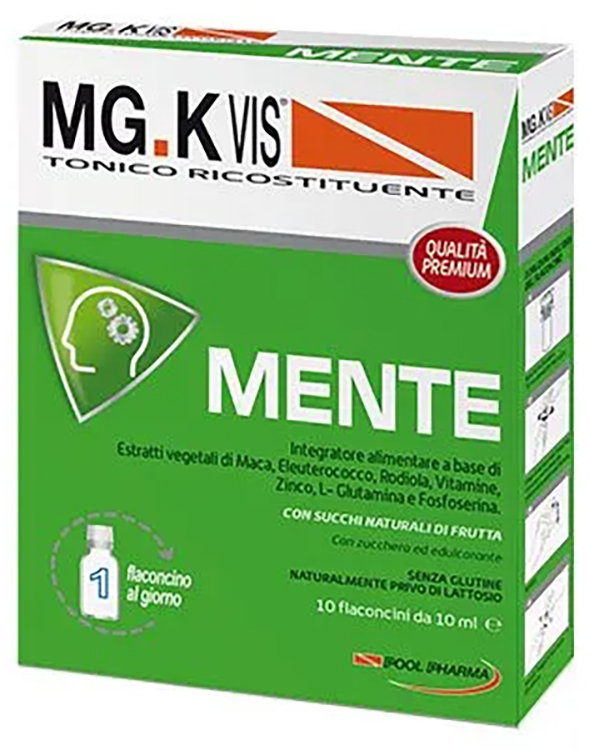 MGK VIS TONICO RICOSTITUENTE MENTE 10 FLACONCINI DA 10 ML - Farmapre
