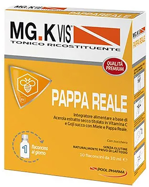 MGK VIS TONICO RICOSTITUENTE PAPPA REALE 10 FLACONCINI DA 10 ML - Farmapre