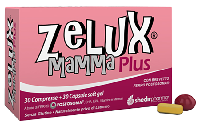 ZELUX MAMMA PLUS 30 COMPRESSE + 30 CAPSULE SOFT GEL - Farmapre