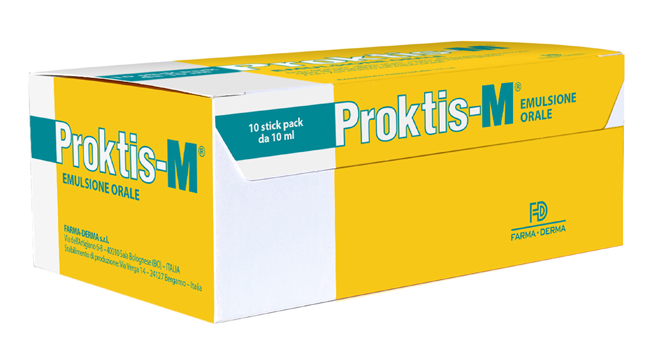 PROKTIS-M EMULSIONE ORALE 10 STICK DA 10 ML - Farmapre