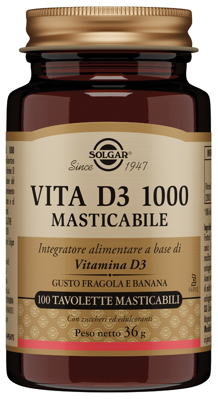 VITA D3 1000 100 TAVOLETTE MASTICABILI - Farmapre