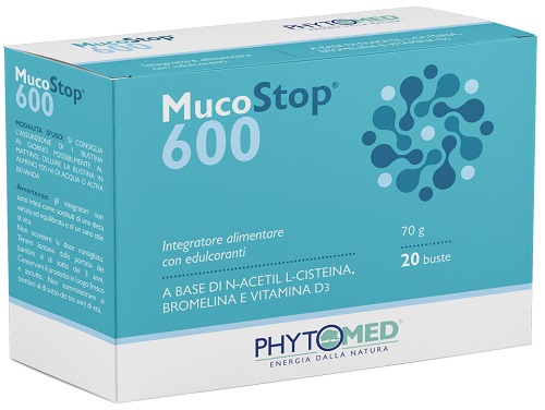 MUCOSTOP 600MG 20 BUSTINE DA 3,5 G - Farmapre