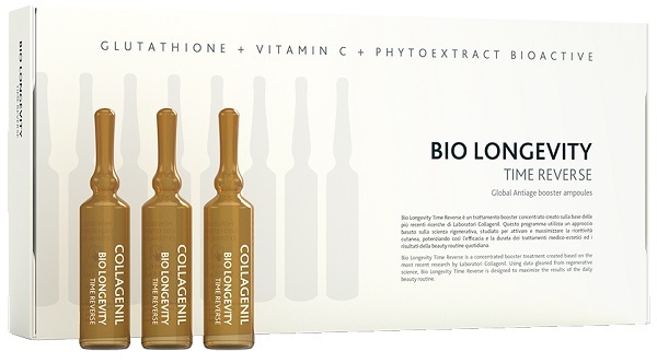 COLLAGENIL BIO LONGEVITY TIME REVERSE 8 FIALE DA 2,5 ML - Farmapre