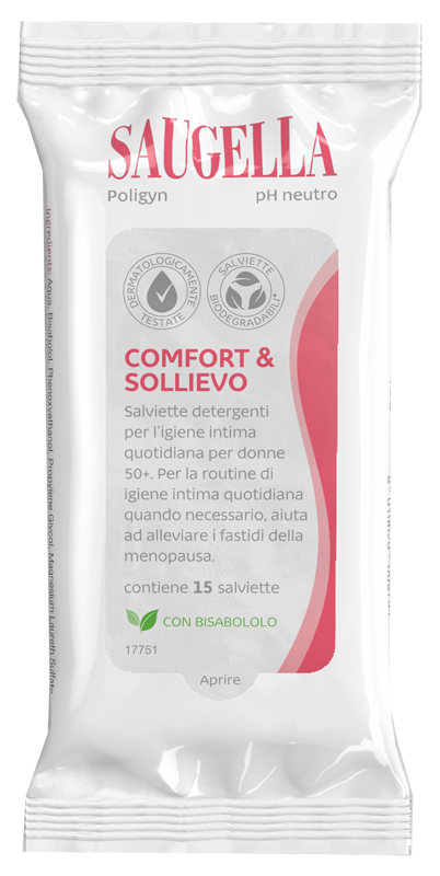 SAUGELLA POLIGYN SALVIETTINE 15 PEZZI - Farmapre