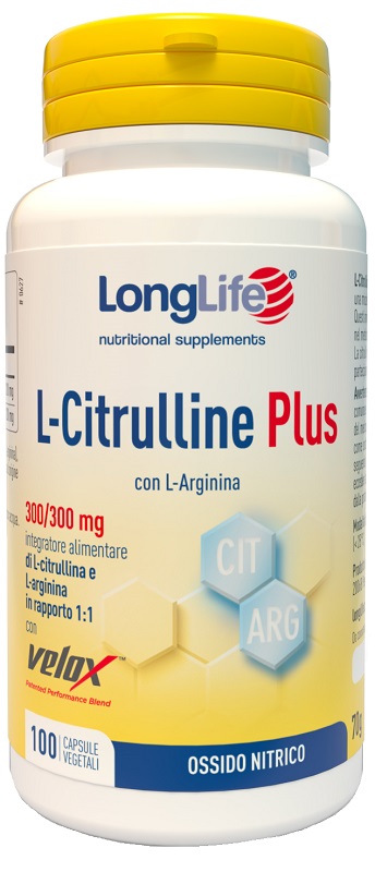LONGLIFE L-CITRULLINE PLUS 100 CAPSULE VEGETALI - Farmapre