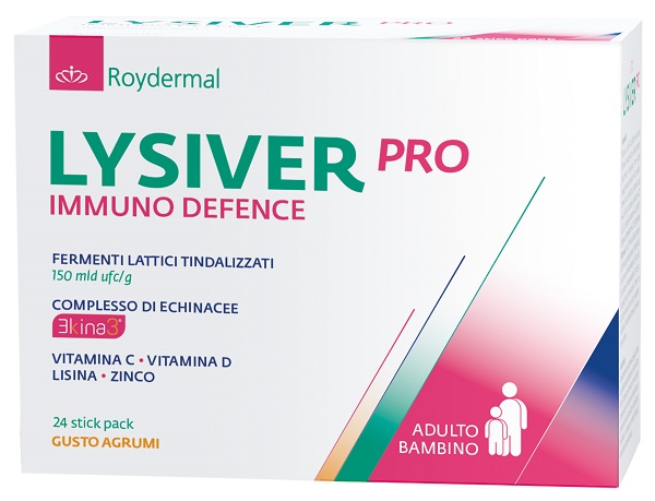 LYSIVER PRO IMMUNO DEFENCE 24 STICK PACK DA 3 G - Farmapre