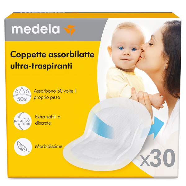 COPPETTE ASSORBILATTE ULTRA-TRASPIRANTI 30 PEZZI - Farmapre