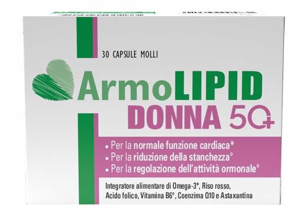 ARMOLIPID DONNA 50+ 30 CAPSULE MOLLI - Farmapre