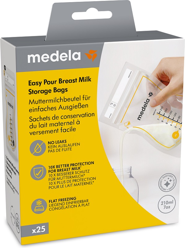 EASY POUR SACCA CONSERVAZIONE LATTE MATERNO 25 PEZZI - Farmapre