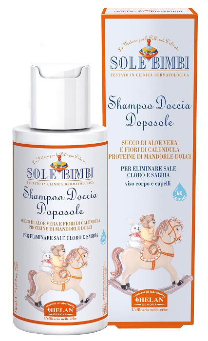 SOLE BIMBI SHAMPOO DOCCIA DOPOSOLE 150 ML - Farmapre
