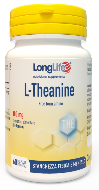 LONGLIFE L-THEANINE 60 CAPSULE VEGETALI DA 600 MG - Farmapre