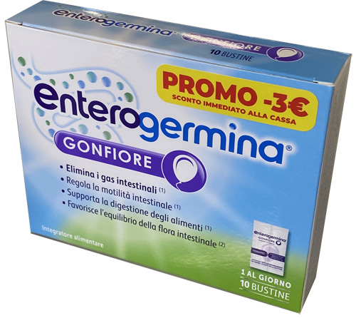 ENTEROGERMINA GONFIORE 10 BUSTINE 4 G PROMO - Farmapre