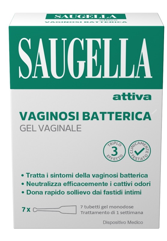 SAUGELLA ATTIVA VAGINOSI BATTERICA GEL VAGINALE 7 TUBETTI MONODOSE - Farmapre