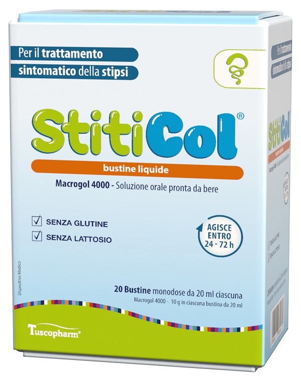 STITICOL 20 BUSTINE DA 20 ML SENZA GLUTINE SENZA LATTOSIO - Farmapre