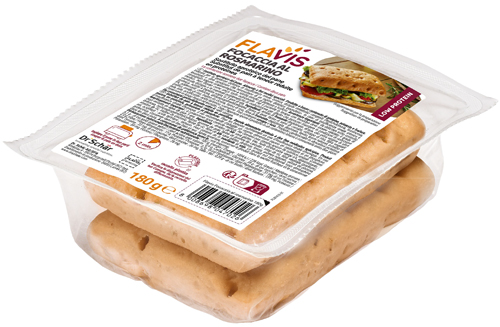 FLAVIS FOCACCIA ROSMARINO 2 PEZZI DA 90 G - Farmapre