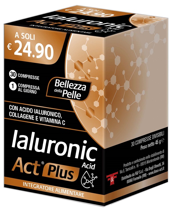 IALURONIC ACID ACT PLUS 30 COMPRESSE DIVISIBILI - Farmapre