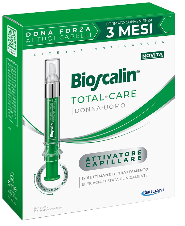 BIOSCALIN TOTAL CARE ATTIVATORE CAPILLARE 2 APPLICATORI MULTIDOSE X 10 ML - Farmapre