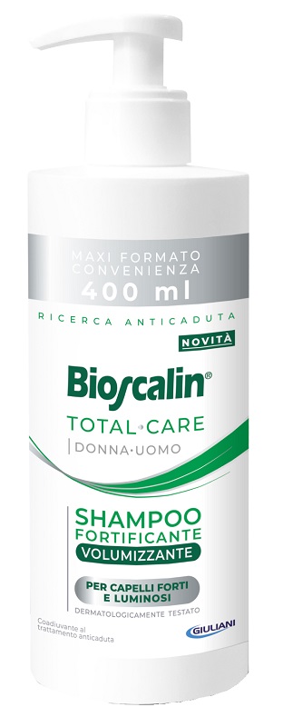 BIOSCALIN TOTAL CARE SHAMPOO FORTIFICANTE VOLUMIZZANTE 400 ML - Farmapre