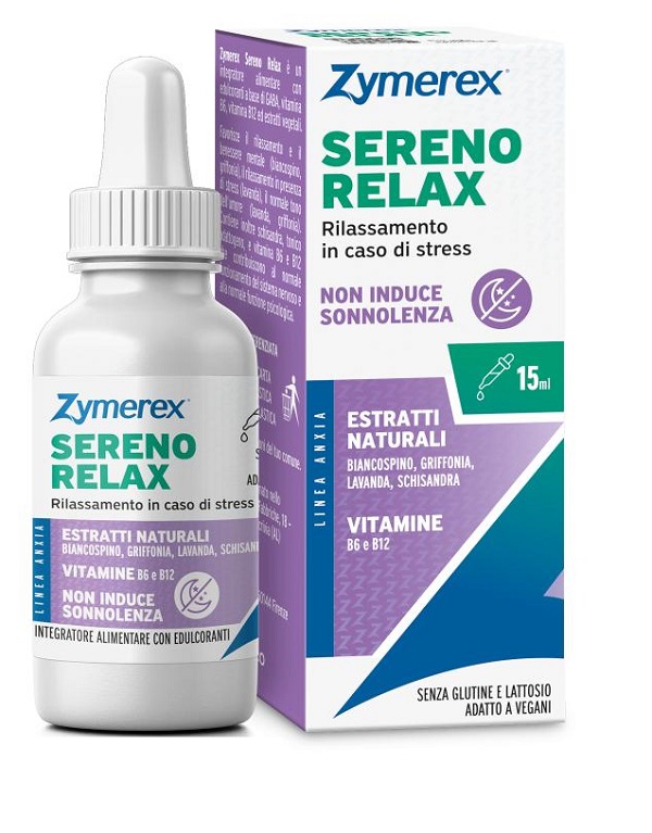 ZYMEREX SERENO RELAX GOCCE 15 ML SENZA GLUTINE SENZA LATTOSIO - Farmapre
