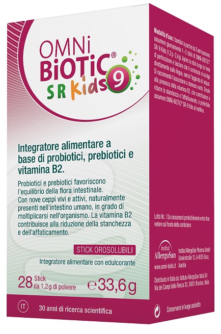 OMNI BIOTIC SR 9 KIDS 28 STICK - Farmapre